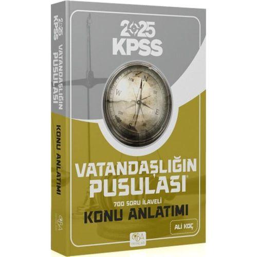 2025 KPSS Vatandaşlığın Pusulası Konu Anlatımı CBA Yayınları