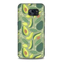 Frutix Avokado 03 Samsung Galaxy S7 Edge Kılıf Desenli Silikon