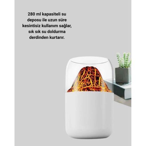 Usb Şarjlı Volkanik Tasarımlı Buhar Makinesi