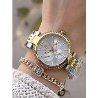 Bigotti Çelik Kordon 2 Yıl Garantili 3 Atm Suya Dayanıklı Spor Kadın Kol Saati+Bileklik YBG.10661.5