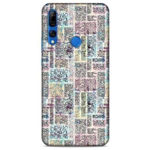 Huawei Y9 Prime 2019 Kılıf Pastel Renkler (7) Telefon Kılıfı Pembe Mavi