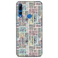 Huawei Y9 Prime 2019 Kılıf Pastel Renkler (7) Telefon Kılıfı Pembe Mavi