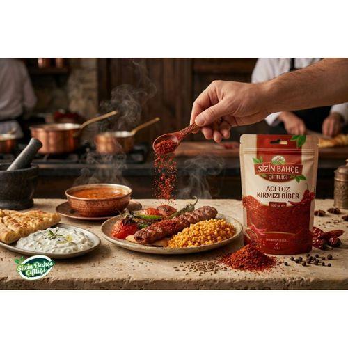 Sizin Bahçe Çiftliği Acı Toz Kırmızı Biber 100 gr.