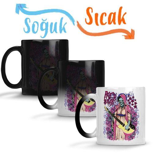 Rock Star Sihirli Kupa Bardak Porselen