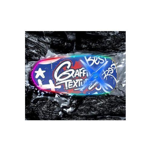 Helmet Graffiti Motor Kask Kulaklık Rgb Modlu Su Geçirmez 6.0 Bluetooth Intercom Yenı Model