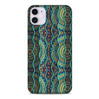 Apple Iphone 11 Kılıf Baskılı Özel Seri Taşlı (32) Soft Silikon Kılıf