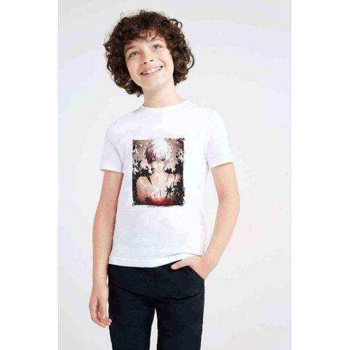 Anime Tokyo Ghoul Anteiku Baskılı Unisex Çocuk Beyaz t-shirt
