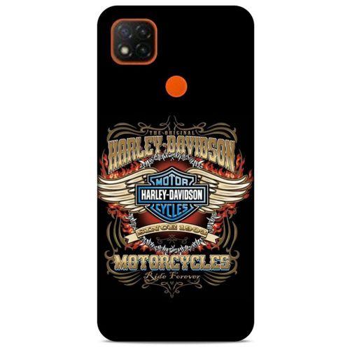 Xiaomi Redmi 9C Uyumlu Kılıf Motorsiklet (6) Silikon Kılıf Harley Davidson