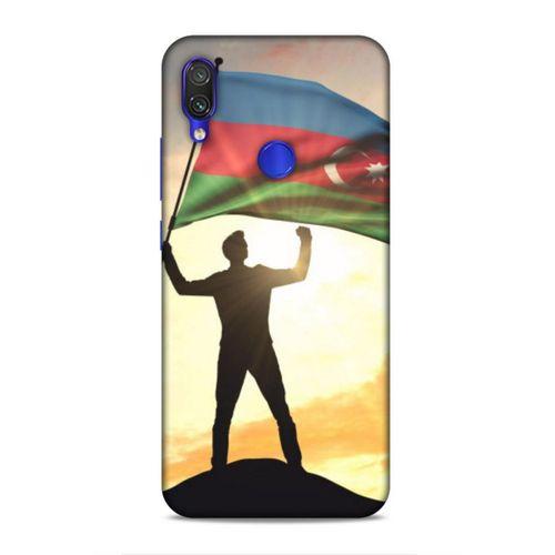 Xiaomi Redmi Note 7 Uyumlu Kılıf Azarbaijan (3) Kapak Azerbaycan Bayrak