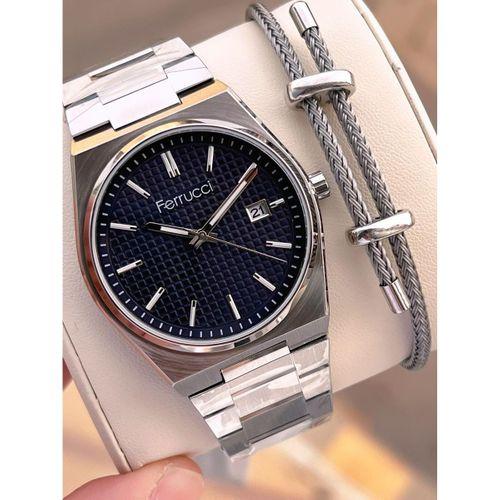 Ferrucci Nişan Ve Takım Elbiselere Özel Takvimli Kadran 2 Yıl Garantili Spor Erkek Kol Saati J3625.3