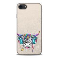 Animax DJ İnek Apple Iphone 7 Kılıf Desenli Silikon