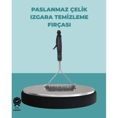 Uzun Saplı Paslanmaz Çelik Izgara Temizlik Fırçası