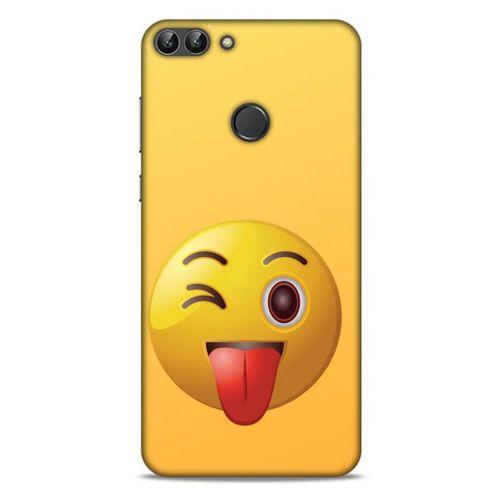 Emojix (42) Huawei Psmart Kılıf Silikon Kapak Desenli