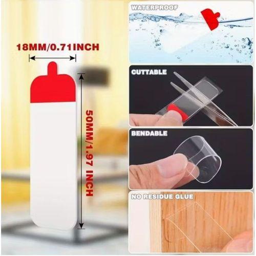 60 Parça Kolay Açılır Güçlü Çift Taraflı Bant 18mm*50mm