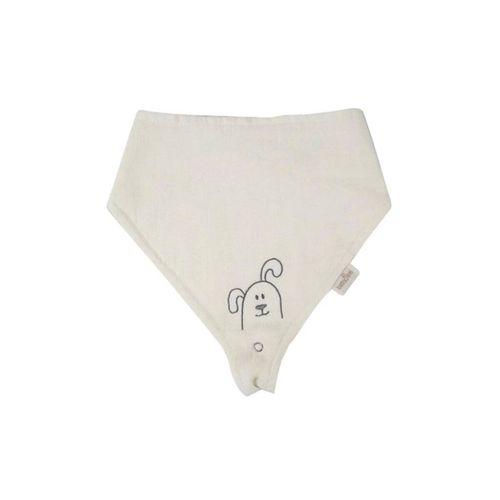 Çocuk Emzik Askılı Müslin Önlük 837 Ekru