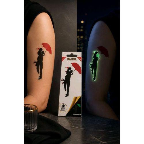 Monalisa Home  Kalıcı Gece Fosforlu Figürlü Dövme