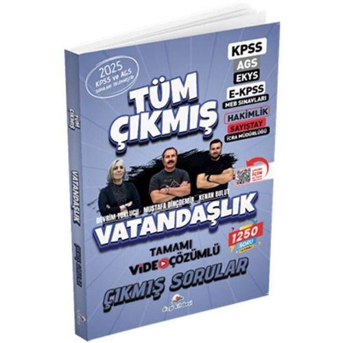 2026 Vatandaşlık Tüm Sınavlar Tamamı Video Çözümlü Çıkmış Sorular Dizgi Kitap