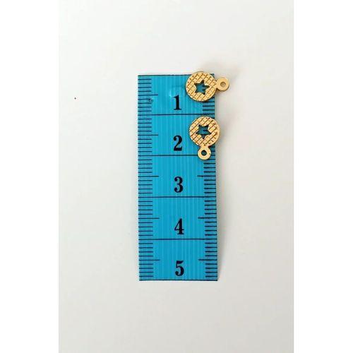 Oya Abiye Bileklik Kolye Pleksi Metalik Plastik Pul Altın Renk 24 gram 270 adet - BNC537