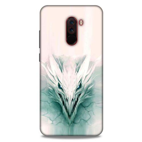 Xiaomi Pocophone F1 Kılıf Dragons (15) Antişok Kılıf Buz Ejderhası