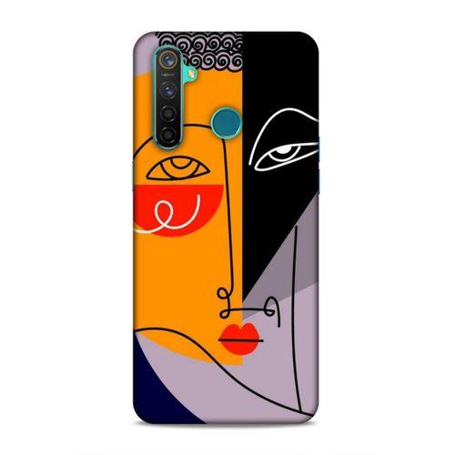 Realme 5 Pro Uyumlu Kılıf Face'X 47 Crystal Flex Kılıf İllustrasyon