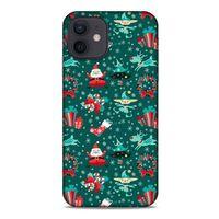 Yılbaşı Süsleri 41 Apple iPhone 12 Kılıf Silikon Kapak