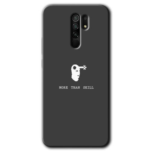 BeRa Aksesuar Xiaomi Redmi 9 Kılıf Baskılı Kapak - Headshot +Tam Kaplayan Mat Seramik