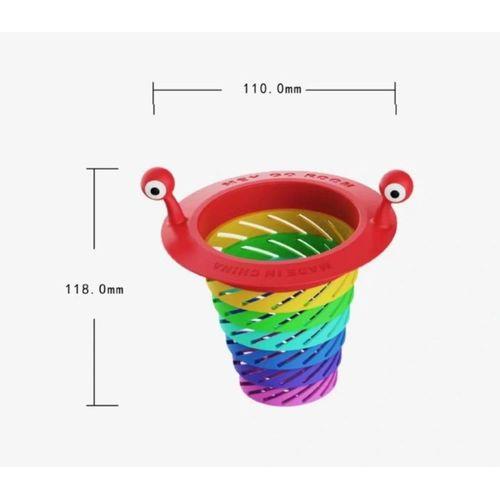 Eğitici Oyuncak Renkli 6 Kademeli Lavabo Süzgeci