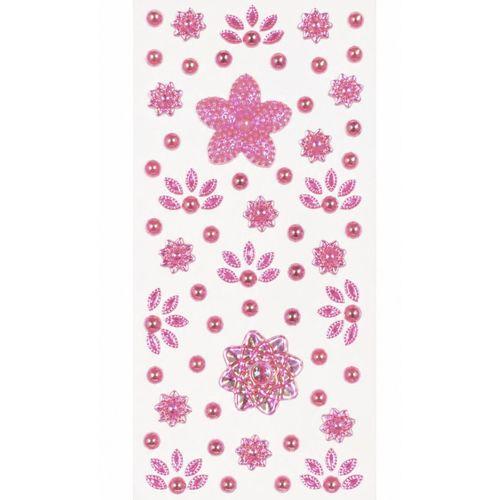 Pembe Yapışkanlı Saç , Yüz ve Tırnak Taşı Parlak