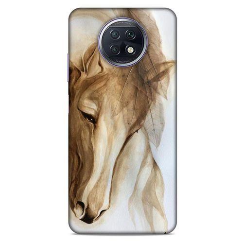 Lopard Xiaomi Redmi Note 9T Uyumlu Kılıf Y.Liva-2020 Seri Huzurlu At Silicone Case