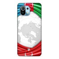 Xiaomi Mi 11 Uyumlu Kılıf Azarbaijan (17) Tasarım Kılıf Dünya Bayraklar