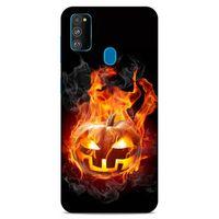 Lopard Samsung Galaxy M30s Uyumlu Kılıf FireX (21) Koruyucu Kapak Halloween