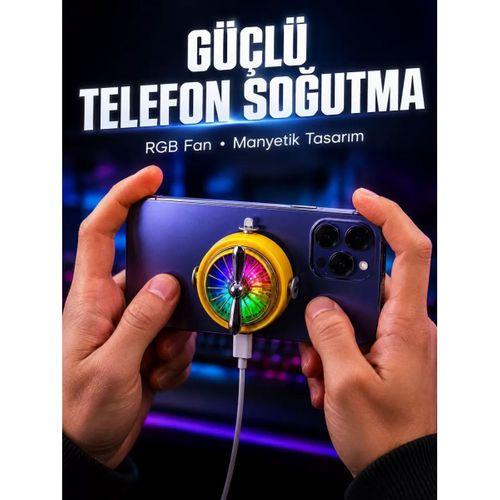 Mobil Lar İçin Rgb Işıklı Telefon Soğutucu