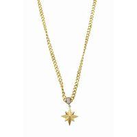 Kutup Yıldızı Zincir Kolye - Altın