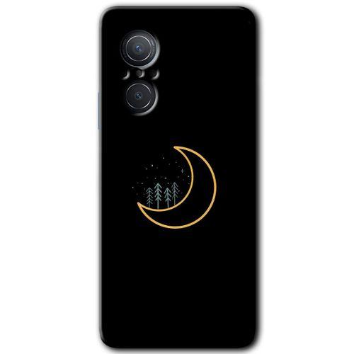 Potkal Hediye Fabrikası Huawei Nova 9 SE Kılıf HD Desen Baskılı Arka Kapak - İyi Geceler