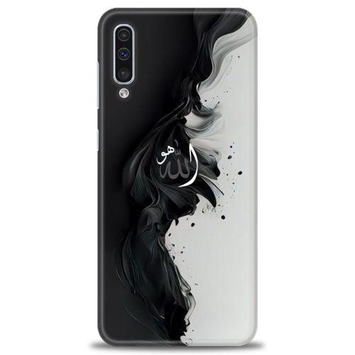Samsung Galaxy A50S Kılıf HD Baskılı Kılıf - Siyah ve Beyaz + Tam Ekran Koruyucu