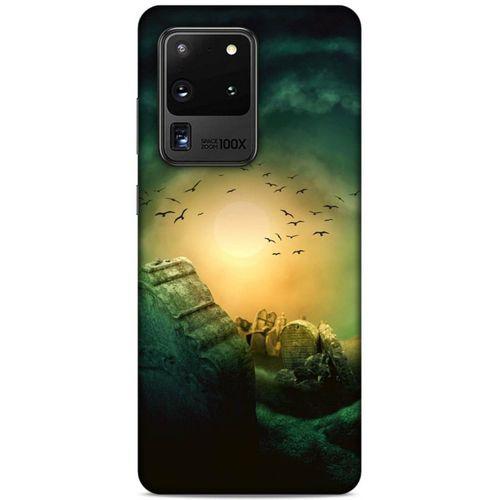 Lopard Samsung Galaxy S20 Ultra Uyumlu Kılıf Manipülasyon ☻ (12) Koruyucu Silikon Desenli