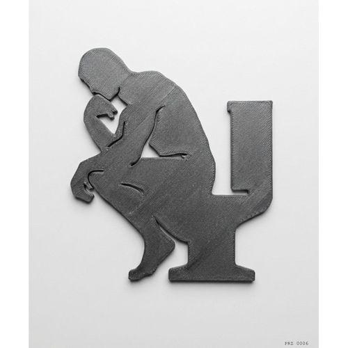 Tuvalette Düşünen Adam Thinker Man  Tuvalet Priz Süsü
