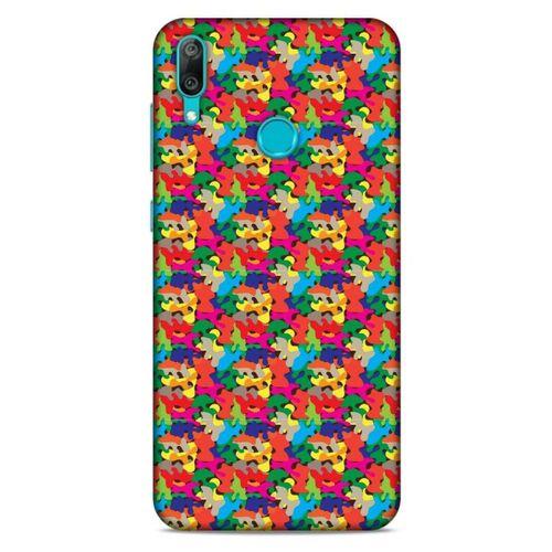 Kamuflaj 28 Huawei Y7 Prime 2019 Kılıf Silikon Kapak