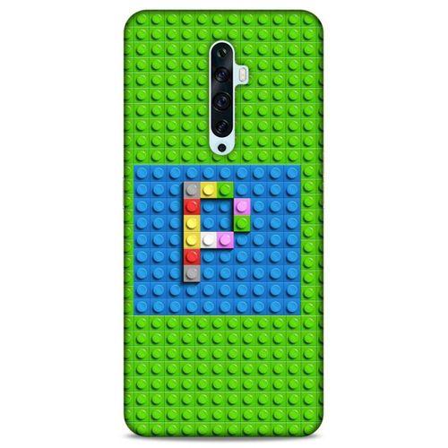 Lopard Oppo Reno 2z Uyumlu Kılıf BloX (28) Arka Kapak P Harfi