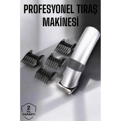4 Taraklı Taşınabilir Profesyonel Saç Ve Sakal Kesme Tıraş Makinesi