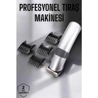 4 Taraklı Taşınabilir Profesyonel Saç Ve Sakal Kesme Tıraş Makinesi