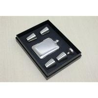 4 Shot Bardaklı Matara Seti Çelik