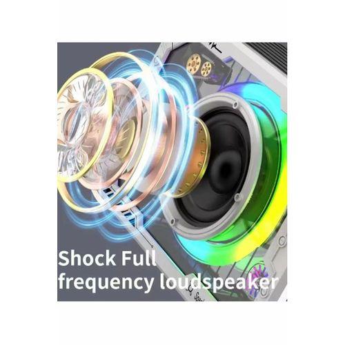 Vtn-82 Taşınabilir Kablosuz Işıklı Bluetooth Hoparlör Ses Değiştirme Özellikli