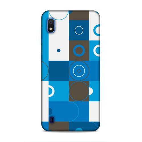 Samsung Galaxy A10 Uyumlu Kılıf Insomnia (27) Tasarımlı Kılıf Mavi Beyaz