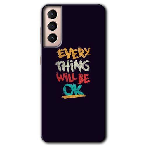 Potkal Hediye Fabrikası Samsung Galaxy S21 Plus HD Baskılı Kılıf + 9D Tam Ekran Koruyucu - Everything