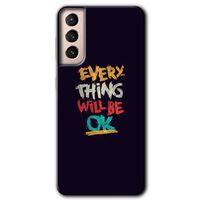 Potkal Hediye Fabrikası Samsung Galaxy S21 Plus HD Baskılı Kılıf + 9D Tam Ekran Koruyucu - Everything