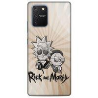 Samsung Galaxy S10 Lite Uyumlu Kılıf Rick And Morty (16) Kalın Kılıf Jessica
