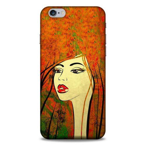 Lopard Apple Iphone 6 Plus Uyumlu Kılıf Sürreal Yüzler ♀ (30) Silicone Case Desenli
