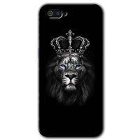 Realme C2 Kılıf HD Desen Baskılı Arka Kapak - King Lion + Kırılmaz Cam