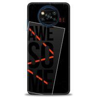 Xiaomi Poco X3 NFC Kılıf HD Baskılı Kılıf - Awesome + Tam Ekran Koruyucu